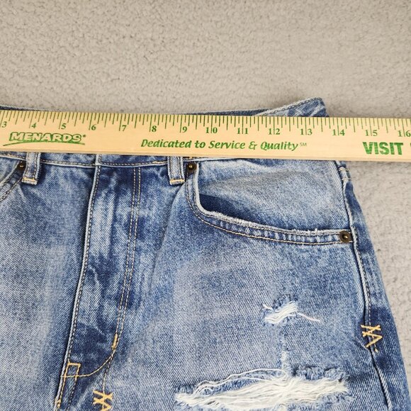 Ksubi Chlo Wasted Jeans Women's 28x26 Boyfriend Fit Ripped Knee Cropped Grunge - Picture 4 of 15